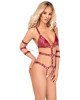 Боді - 2480514 Bad Kitty Strap Body, red L Боді - 2480514 Bad Kitty Strap Body, red L
