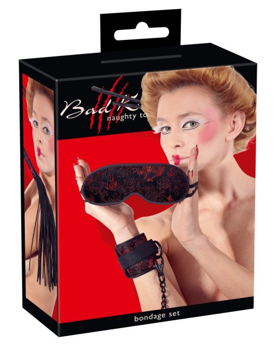 Набір БДСМ - 2491427 Bad Kitty Bondage Set Black Набір БДСМ - 2491427 Bad Kitty Bondage Set Black