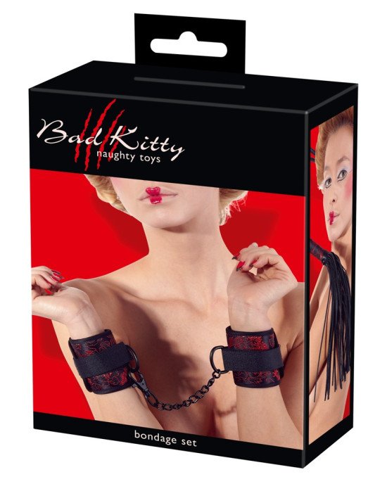 Набір БДСМ - 2491427 Bad Kitty Bondage Set Black Набір БДСМ - 2491427 Bad Kitty Bondage Set Black