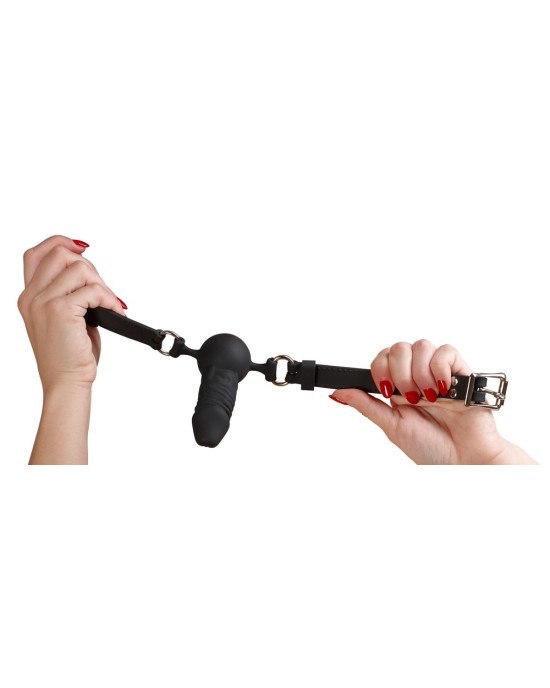 Кляп-фалоімітатор - Bad Kitty Silicone Dildo Gag Кляп-фалоімітатор - Bad Kitty Silicone Dildo Gag