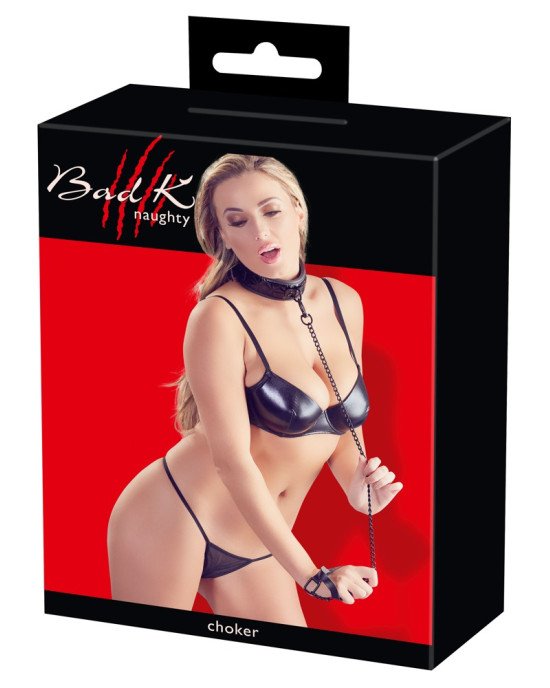 Нашийник з повідком - 2491974 Bad Kitty Collar With Leash