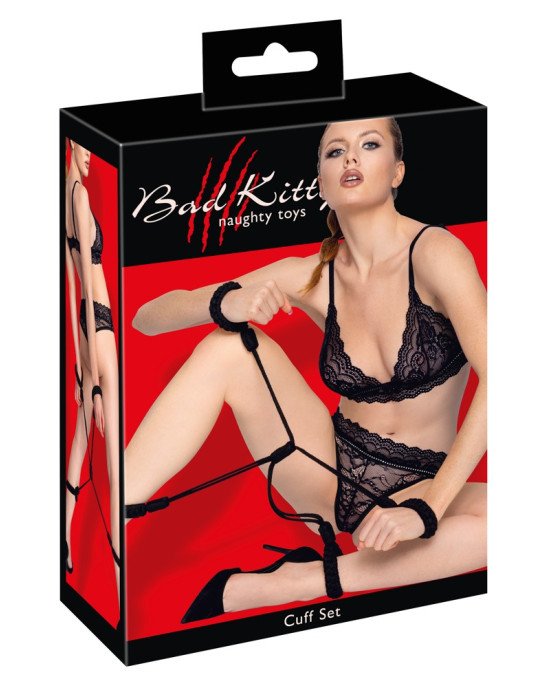 Набір для бондажу - 2493300 Bad Kitty Handcuffs S/M Набір для бондажу - 2493300 Bad Kitty Handcuffs S/M