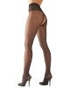 Колготки - 2510030 Cottelli Collection Crotchless Tights Black 4 L Колготки - 2510030 Cottelli Collection Crotchless Tights Black 4 L