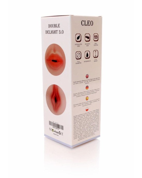 Мастурбатор - Cleo Double Delight 3.0 Masturbator Cup Мастурбатор - Cleo Double Delight 3.0 Masturbator Cup
