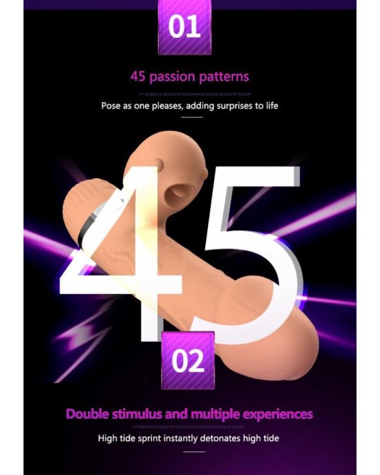 Вібратор - Basia Thtusting Vibrator 2in1 Вібратор - Basia Thtusting Vibrator 2in1
