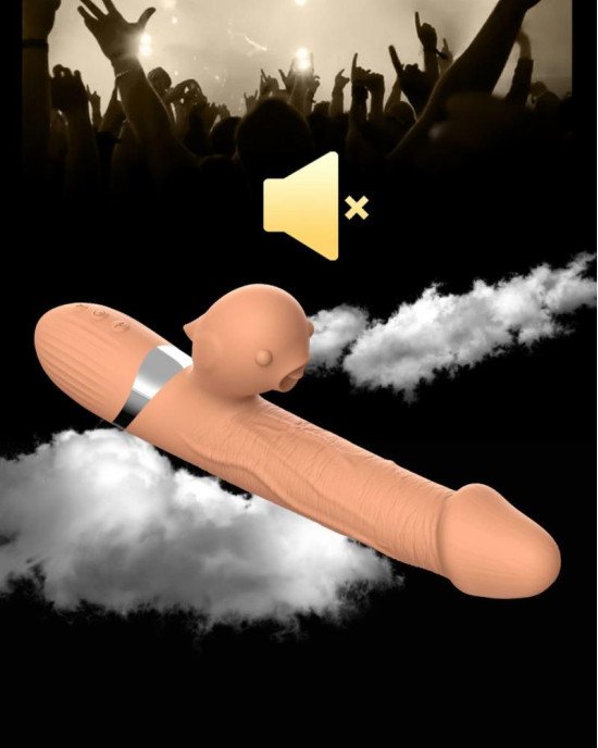 Вібратор - Basia Thtusting Vibrator 2in1 Вібратор - Basia Thtusting Vibrator 2in1