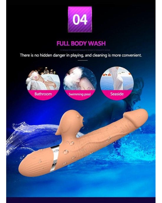 Вібратор - Basia Thtusting Vibrator 2in1 Вібратор - Basia Thtusting Vibrator 2in1