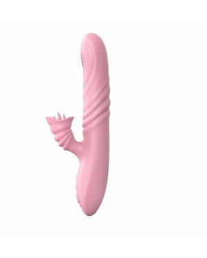 Вібратор - Angelia, USB 3 Functions Of Thrusting, 20 Vibrations Flesh