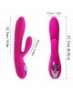 Вібратор - Joker Heating Double Vibrating Massage Stick Pink