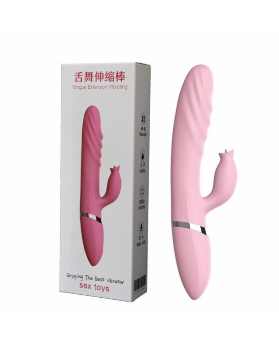 Вібратор з зігріваючим ефектом - Tongue Extension Vibrating Вібратор з зігріваючим ефектом - Tongue Extension Vibrating