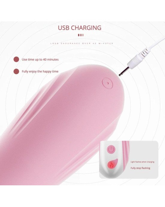 Вібратор - Hannah USB Pink Вібратор - Hannah USB Pink