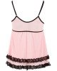 Пеньюар - 2740052 Cottelli Collection Babydoll Pink 2XL Пеньюар - 2740052 Cottelli Collection Babydoll Pink 2XL