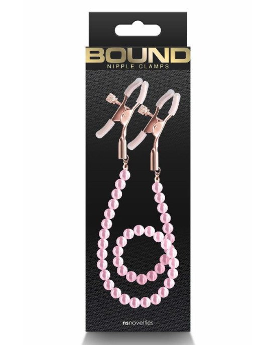 Затискачі для сосків - Bound Nipple Clamps Dc1 Pink Затискачі для сосків - Bound Nipple Clamps Dc1 Pink