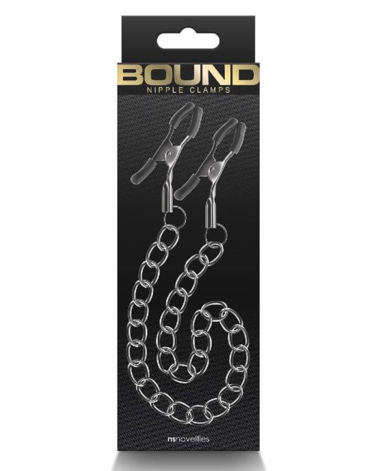 Затискачі для сосків - Bound Nipple Clamps Dc2 Gunmetal