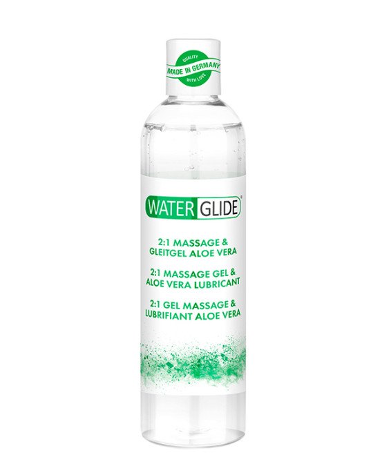 2в1 лубрикант та масажна олія - WaterGlide Massage & Lubricant Aloe Vera, 300 мл 2в1 лубрикант та масажна олія - WaterGlide Massage & Lubricant Aloe Vera, 300 мл