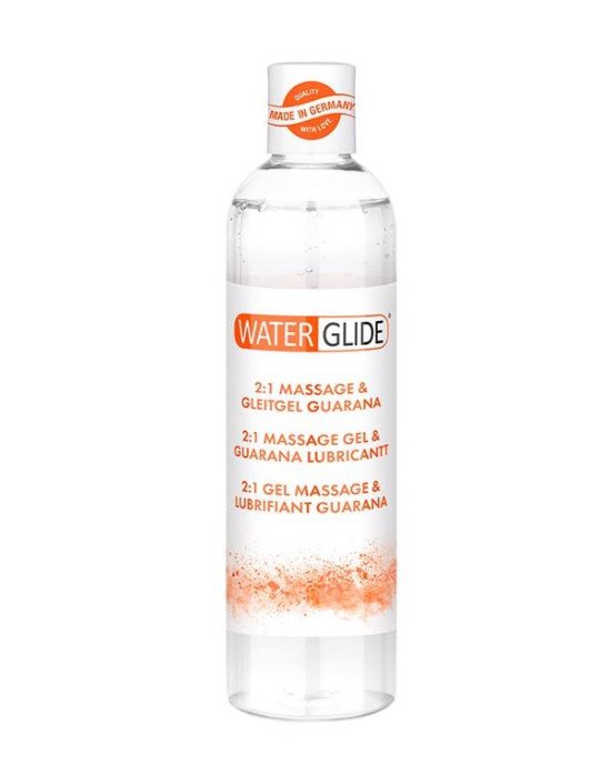 2в1 лубрикант та масажна олія - WaterGlide Massage & Lubricant Guarana, 300 мл 2в1 лубрикант та масажна олія - WaterGlide Massage & Lubricant Guarana, 300 мл