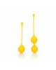 Набір вагінальних кульок - Loveline Silicone Kegel Balls Training Set Carambola