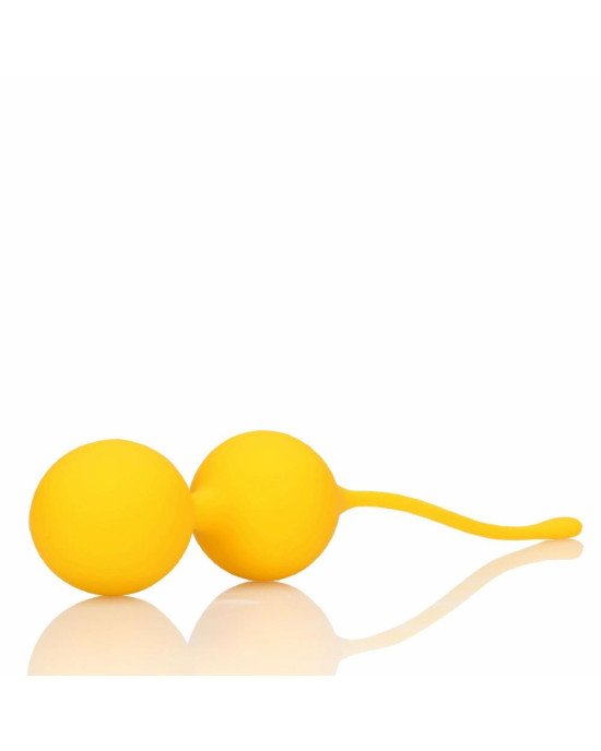 Набір вагінальних кульок - Loveline Silicone Kegel Balls Training Set Carambola