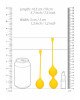 Набір вагінальних кульок - Loveline Silicone Kegel Balls Training Set Carambola