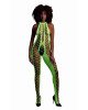 Бодістокінг - Ouch! Bodystocking With Halterneck Green, XS/XL Бодістокінг - Ouch! Bodystocking With Halterneck Green, XS/XL