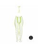 Бодістокінг - Ouch! Bodystocking With Halterneck Green, XL/4XL Бодістокінг - Ouch! Bodystocking With Halterneck Green, XL/4XL