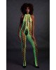 Бодістокінг - Ouch! Bodystocking With Halterneck Green, XS/XL Бодістокінг - Ouch! Bodystocking With Halterneck Green, XS/XL