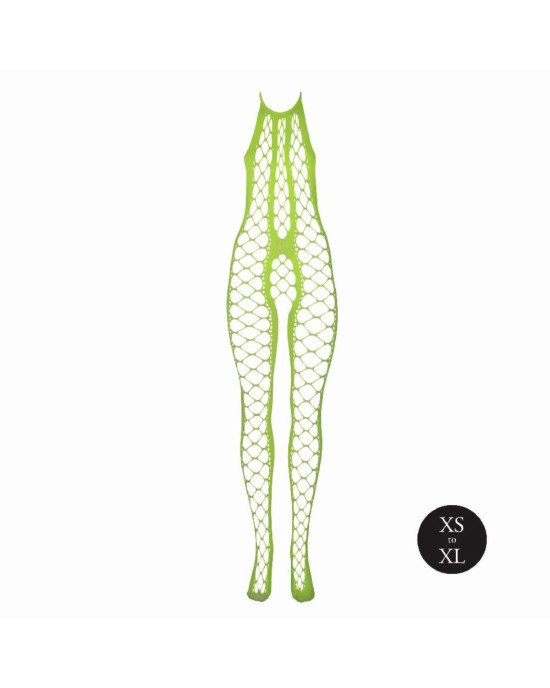 Бодістокінг - Ouch! Bodystocking With Halterneck Green, XS/XL Бодістокінг - Ouch! Bodystocking With Halterneck Green, XS/XL