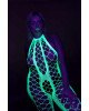 Бодістокінг - Ouch! Bodystocking With Halterneck Green, XS/XL Бодістокінг - Ouch! Bodystocking With Halterneck Green, XS/XL