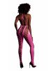 Бодістокінг - Ouch! Bodystocking With Halterneck Pink, XS/XL Бодістокінг - Ouch! Bodystocking With Halterneck Pink, XS/XL