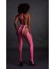 Бодістокінг - Ouch! Bodystocking With Halterneck Pink, XS/XL Бодістокінг - Ouch! Bodystocking With Halterneck Pink, XS/XL