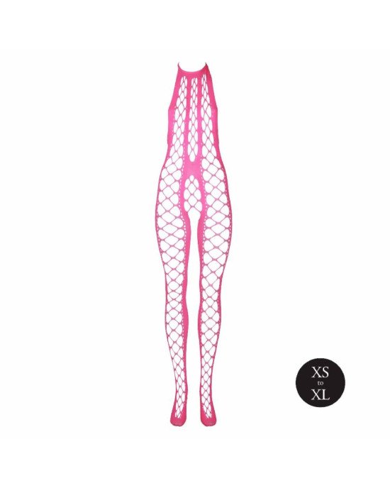Бодістокінг - Ouch! Bodystocking With Halterneck Pink, XS/XL Бодістокінг - Ouch! Bodystocking With Halterneck Pink, XS/XL
