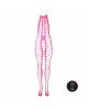 Бодістокінг - Ouch! Bodystocking With Halterneck Pink, XS/XL Бодістокінг - Ouch! Bodystocking With Halterneck Pink, XS/XL