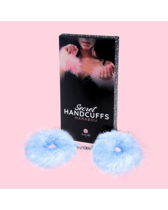 Наручники - Secret Play Handcuffs Marabou Blue Наручники - Secret Play Handcuffs Marabou Blue