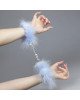 Наручники - Secret Play Handcuffs Marabou Blue Наручники - Secret Play Handcuffs Marabou Blue