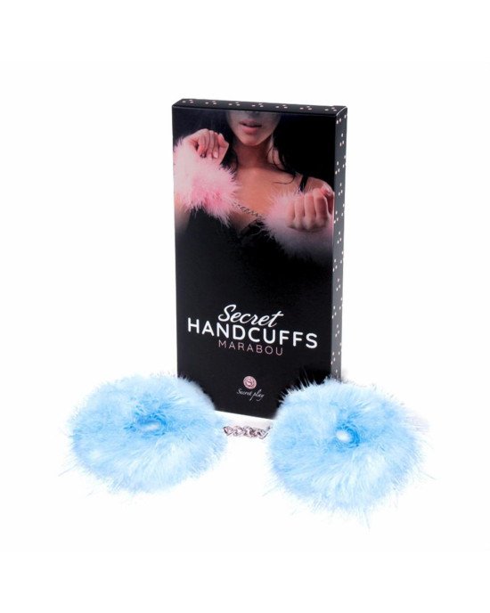 Наручники - Secret Play Handcuffs Marabou Blue Наручники - Secret Play Handcuffs Marabou Blue