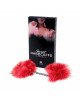 Наручники - Secret Play Handcuffs Marabou Red Наручники - Secret Play Handcuffs Marabou Red