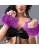 Наручники - Secret Play Handcuffs Marabou Purple