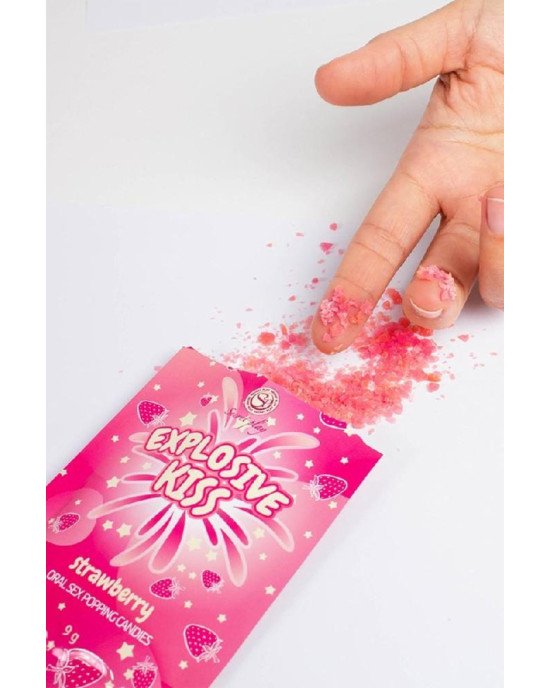 Стріляючі цукерки - Secret Play Explosive Kiss Strawberry, 9 г Стріляючі цукерки - Secret Play Explosive Kiss Strawberry, 9 г