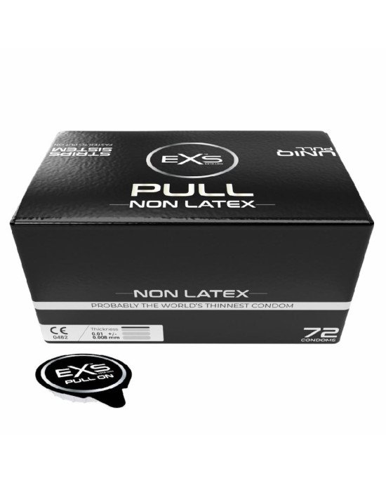 Презервативи - EXS Pull Non-Latex, 72 шт. Презервативи - EXS Pull Non-Latex, 72 шт.