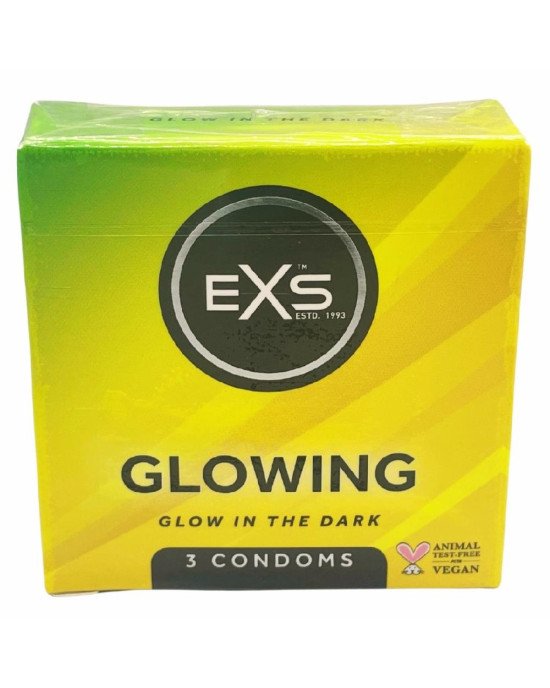 Презервативи - EXS Glow, 3 шт. Презервативи - EXS Glow, 3 шт.