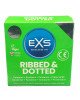 Презервативи - EXS Ribbed And Dotted, 3 шт.