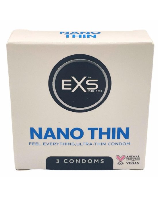 Презервативи - EXS Nano Thin, 3 шт. Презервативи - EXS Nano Thin, 3 шт.