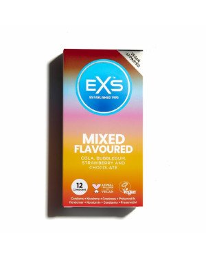 Презервативи - EXS Mix Flavoured, 12 шт.