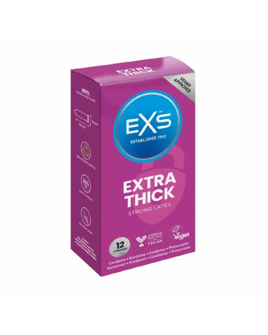 Презервативи - EXS Extra Thick, 12 шт. Презервативи - EXS Extra Thick, 12 шт.