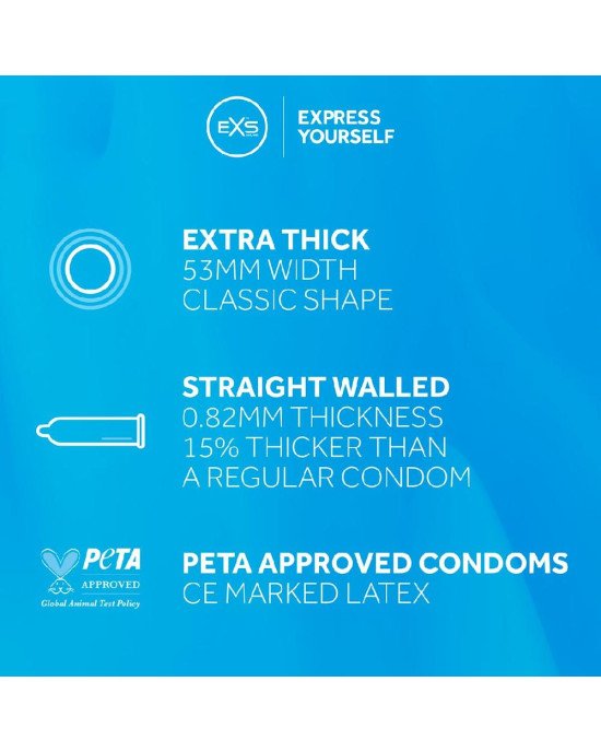 Презервативи - EXS Extra Thick, 12 шт. Презервативи - EXS Extra Thick, 12 шт.