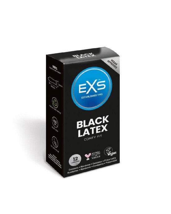 Презервативи - EXS Black Latex, 12 шт. Презервативи - EXS Black Latex, 12 шт.