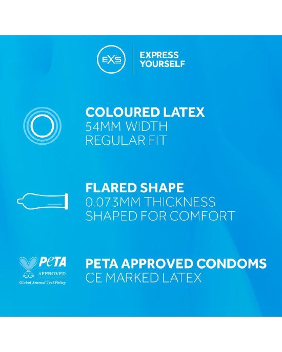 Презервативи - EXS Black Latex, 12 шт. Презервативи - EXS Black Latex, 12 шт.