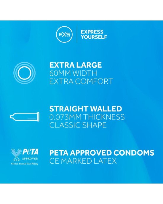 Презервативи - EXS Magnum, 48 шт. Презервативи - EXS Magnum, 48 шт.