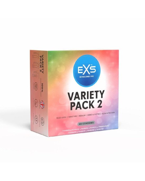 Презервативи - EXS Variety Pack 2, 48 шт. Презервативи - EXS Variety Pack 2, 48 шт.