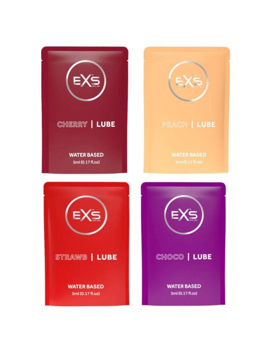 Лубрикант - EXS Flavoured Lube, 5 мл*100 шт. Лубрикант - EXS Flavoured Lube, 5 мл*100 шт.